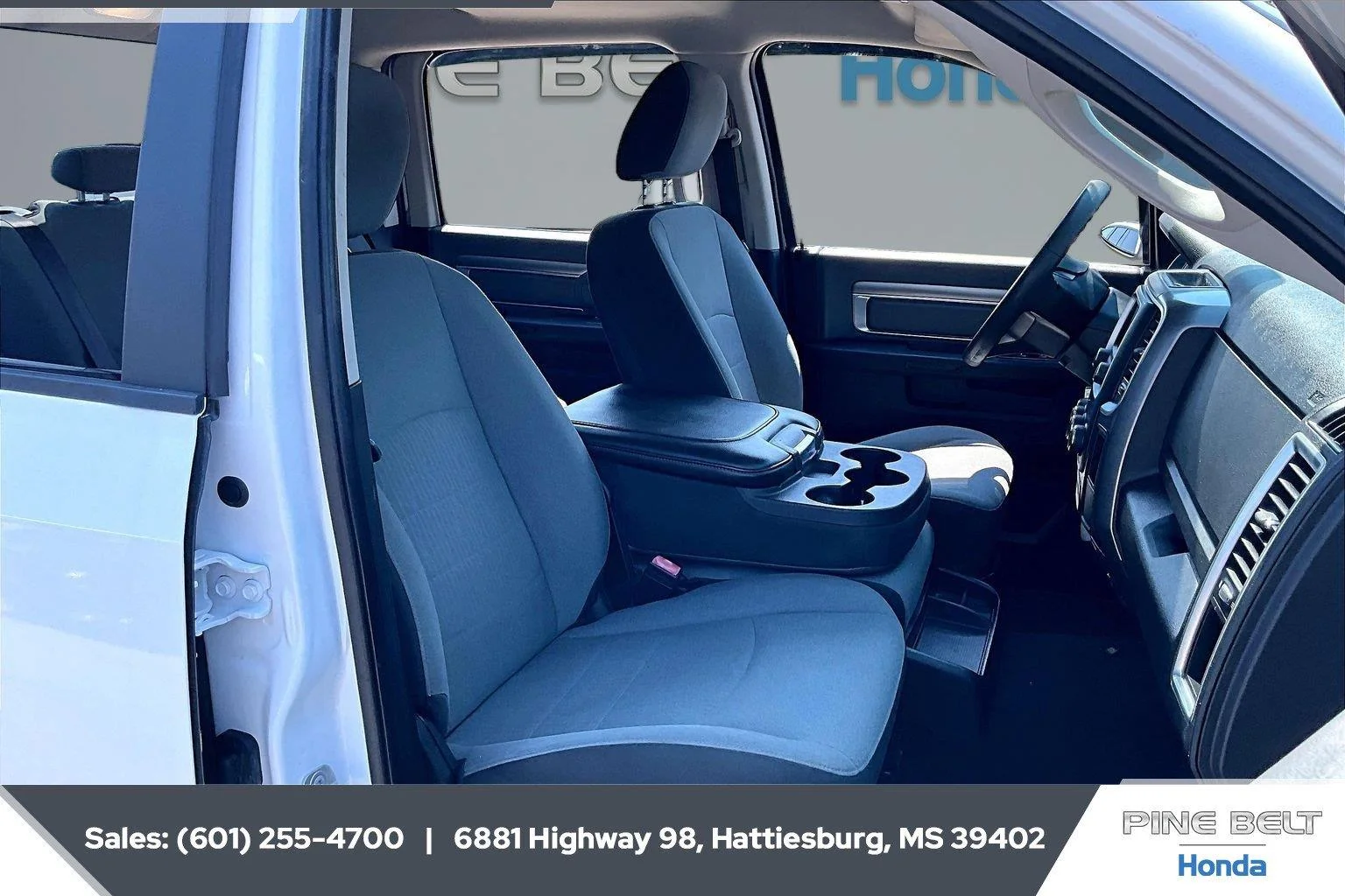 Used 2021 Bright White Clearcoat Ram SLT image 6