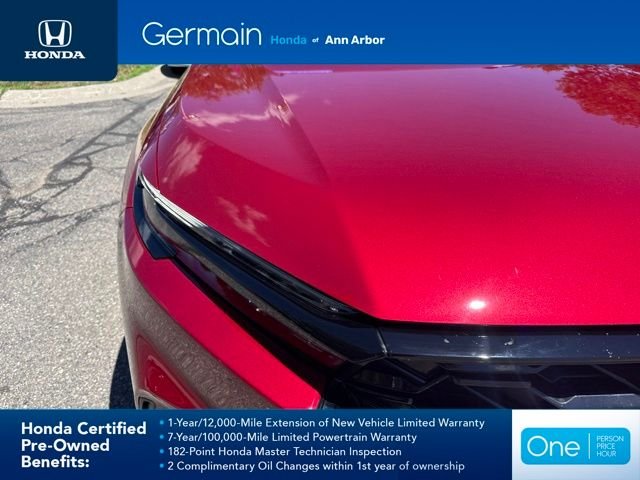 Certified Used 2026 Radiant Red Metallic Honda AWD Sport-L Hybrid image 3
