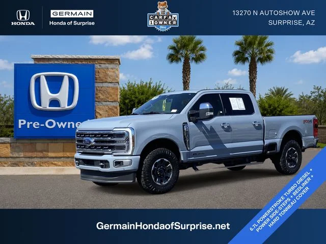 Used 2024 Glacier Gray Metallic Tri-Coat Ford Platinum image 1