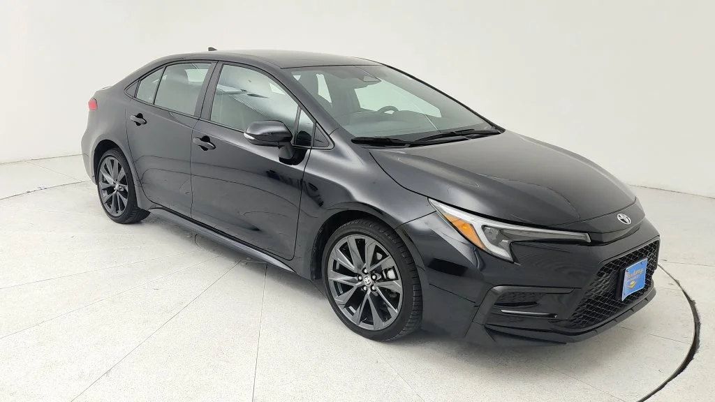 Used 2025 Black Toyota SE image 1