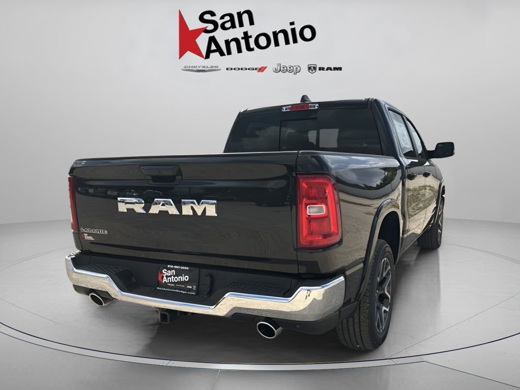 New 2026 Diamond Black Crystal Pearl-Coat Exterior Paint RAM Laramie image 8