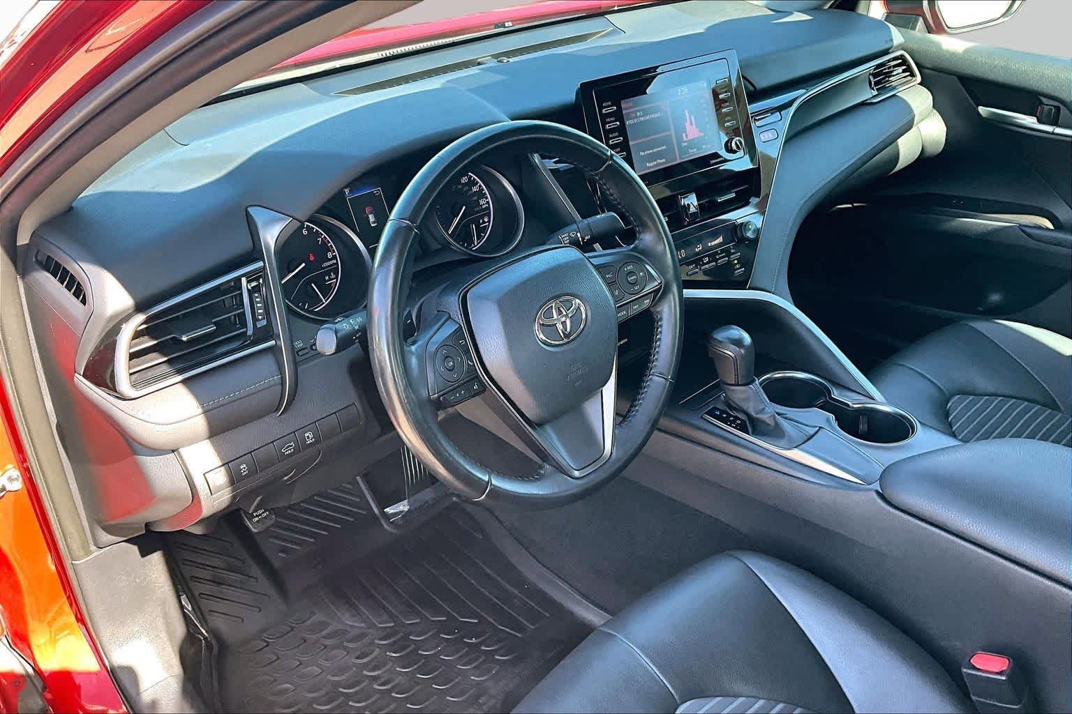 Used 2021 Supersonic Red Toyota SE image 17