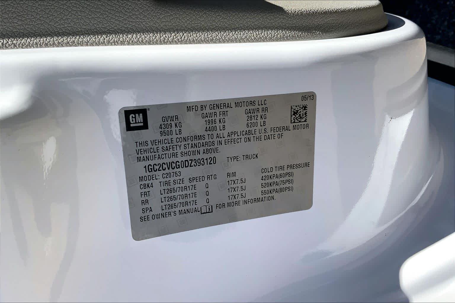 Used 2013 Summit White Chevrolet Work Truck image 33