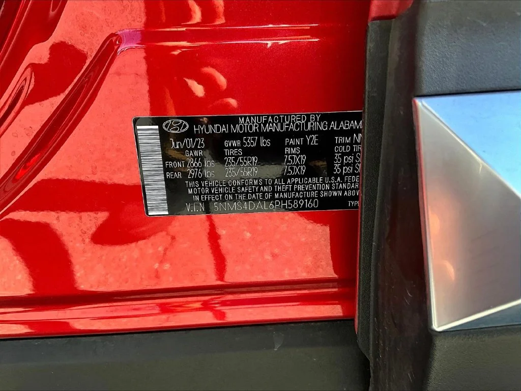 Used 2023 Red Hyundai Limited image 22
