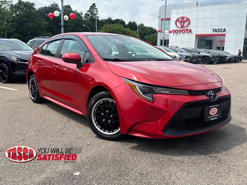 Used 2020 Red Toyota LE image 1