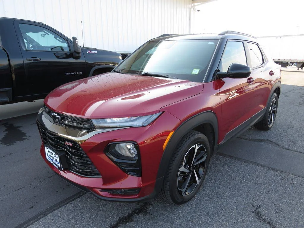 Used 2021 Scarlet Red Metallic Chevrolet RS image 12