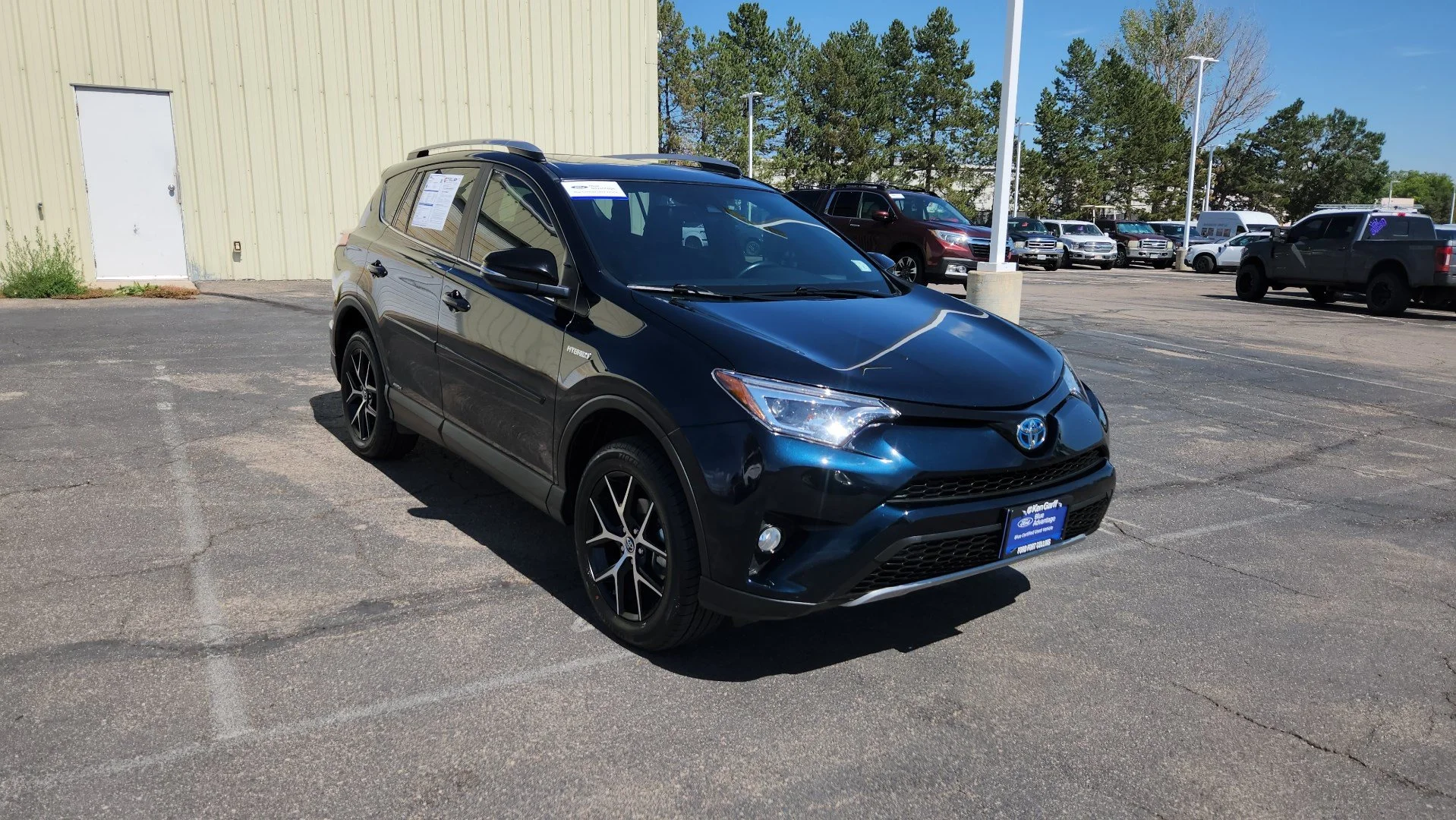Certified Used 2017 Galactic Aqua Toyota SE image 13