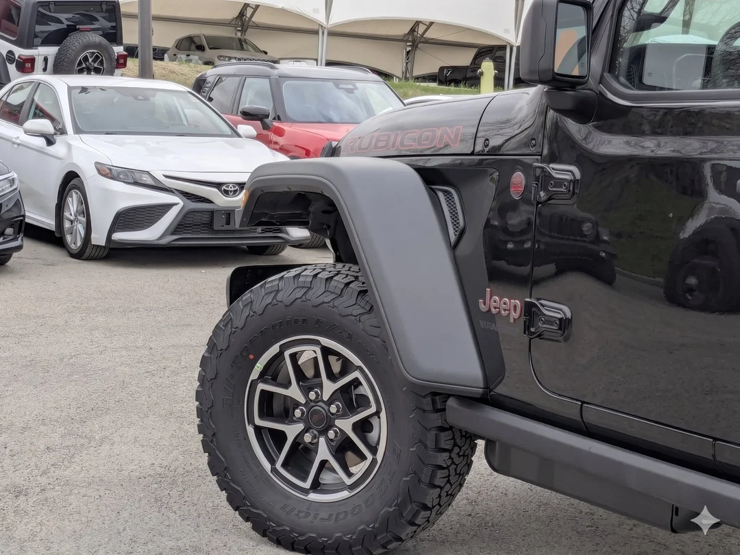New 2026 Black Jeep Rubicon - - Nappa Leather - Convenience Grp - Safety Grp - 3-Piece Hardtop & More! image 9