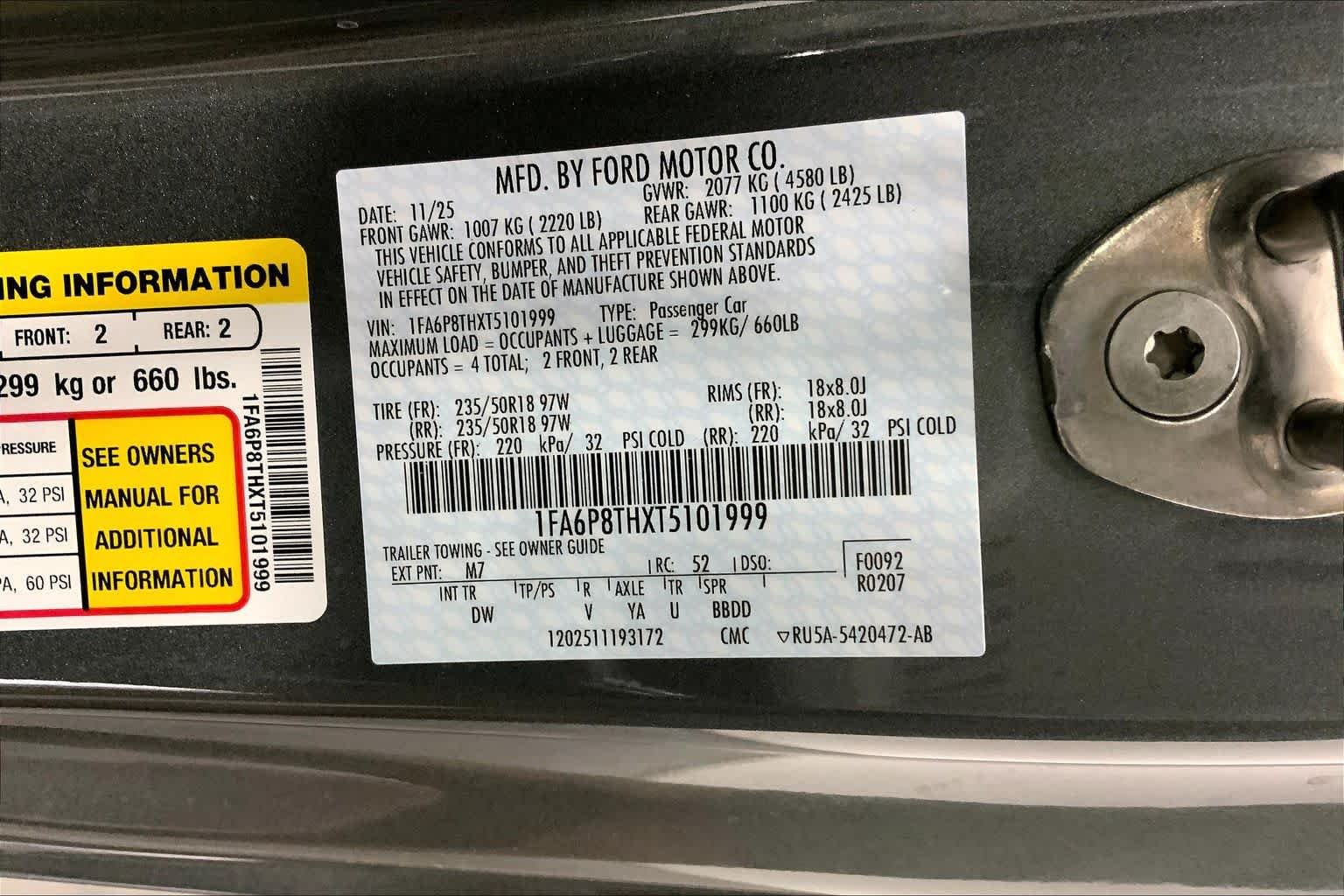 New 2026 Carbonized Gray Metallic Ford EcoBoost® Fastback image 20