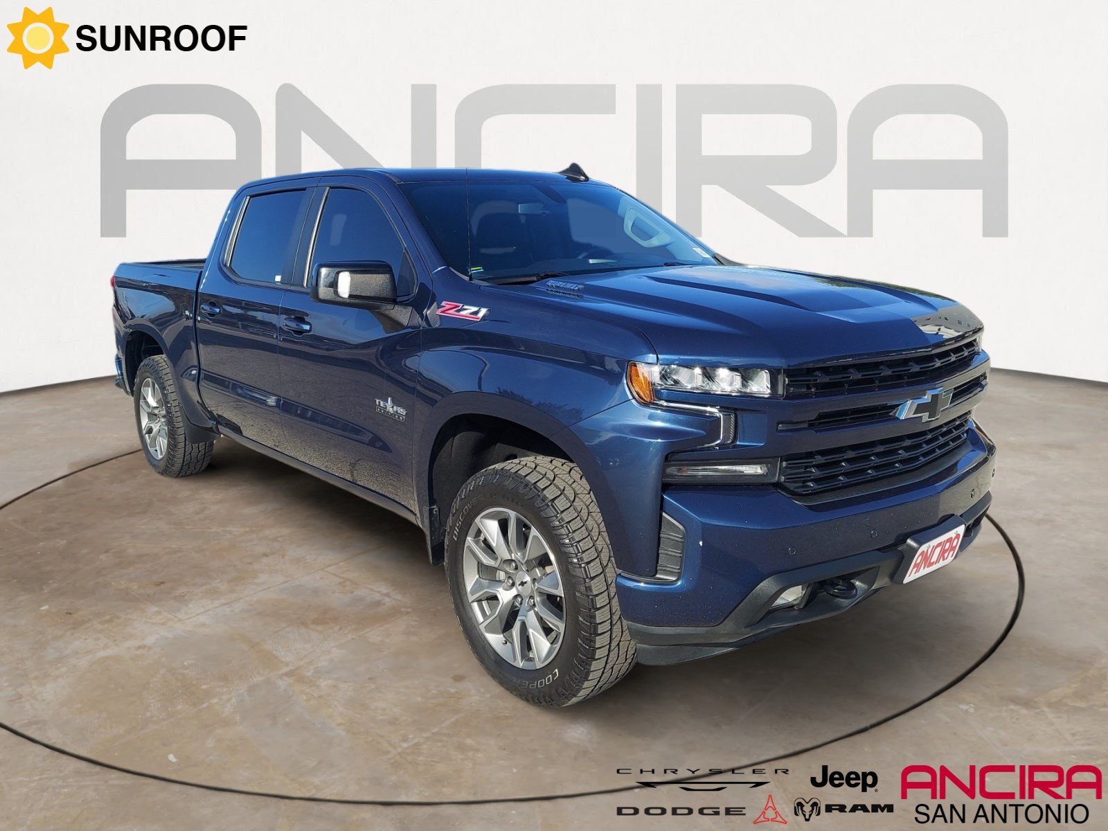 Used 2021 Northsky Blue Metallic Chevrolet RST image 1
