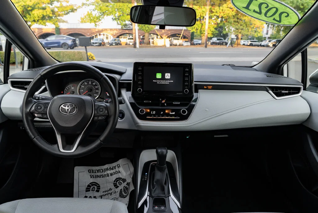 Used 2021 Beige Toyota SE image 9