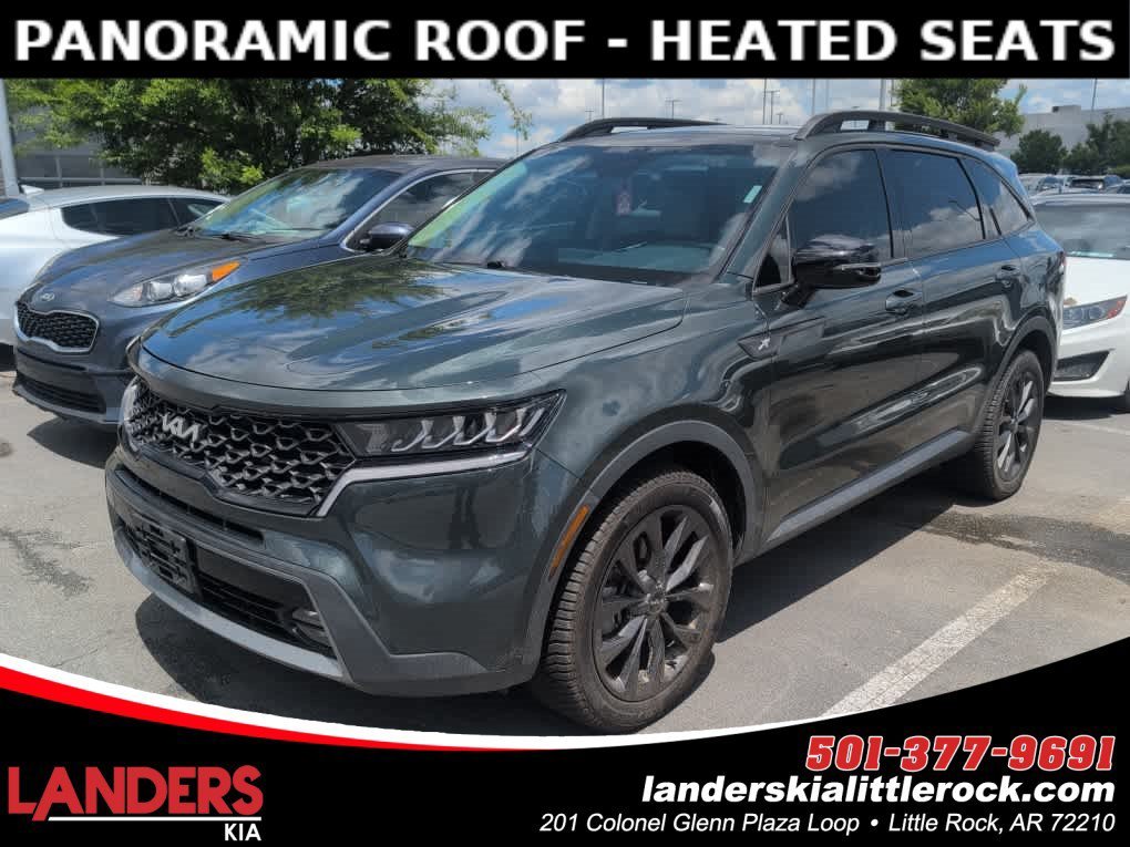 Used 2022 Aruba Green Kia X-Line EX image 1