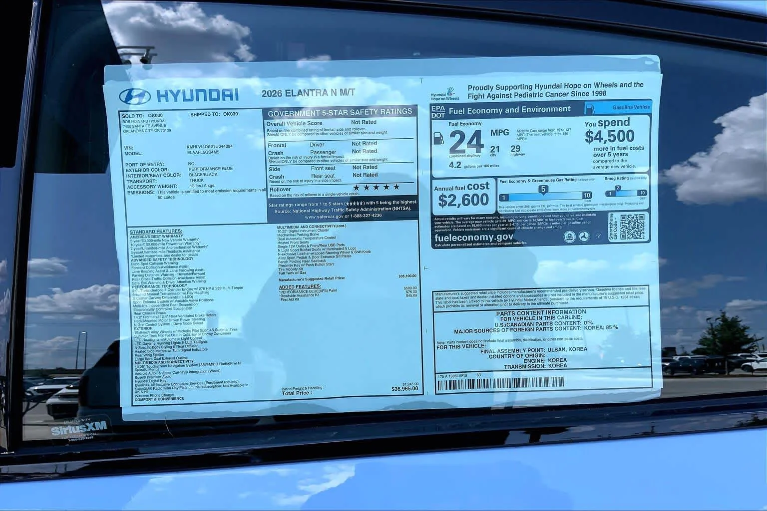 New 2026 Performance Blue Hyundai  image 18