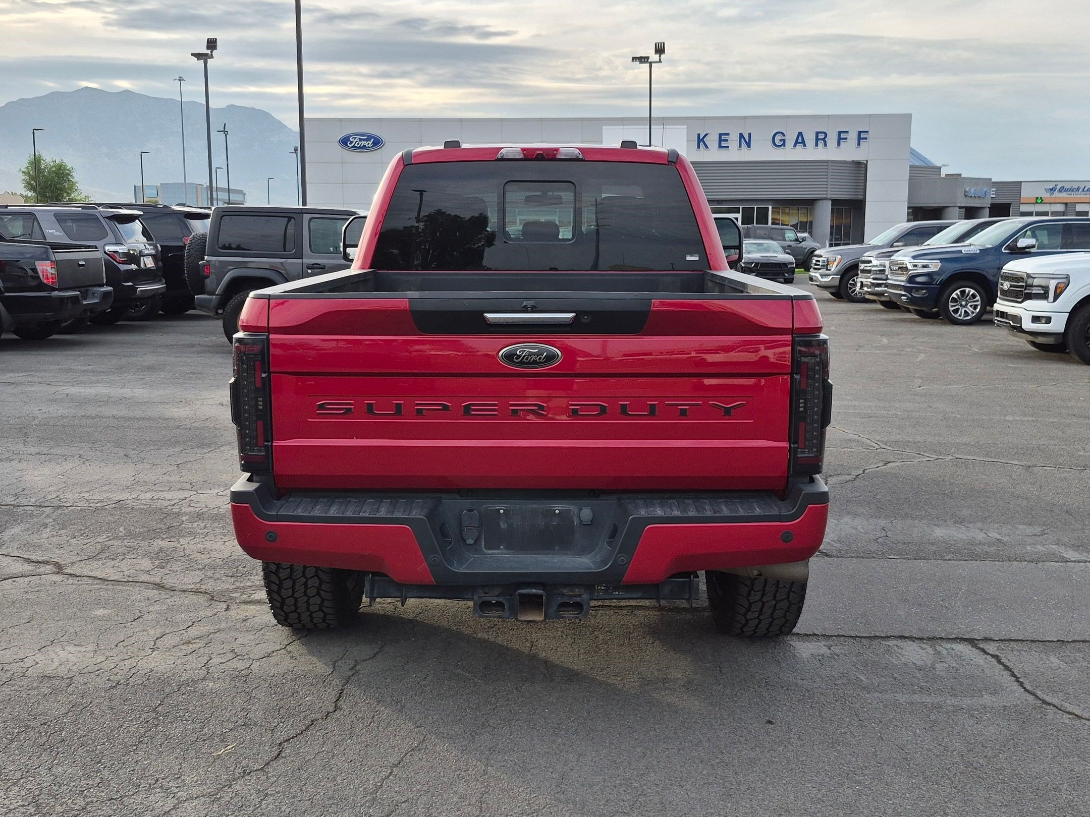 Certified Used 2020 Rapid Red Metallic Tinted Clearcoat Ford LARIAT image 4