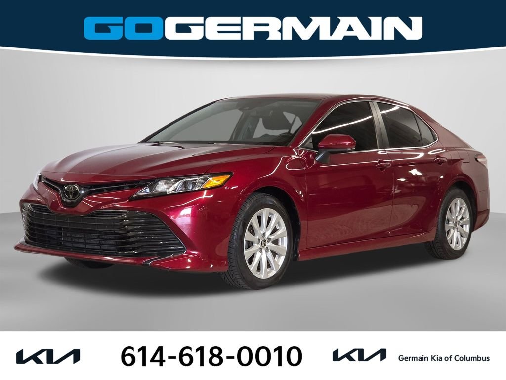 Used 2020 Red Toyota LE image 1