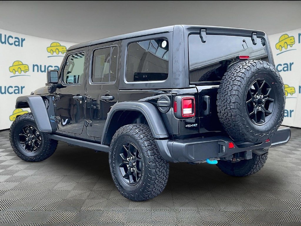 Used 2024 Black Jeep Willys 4xe image 4