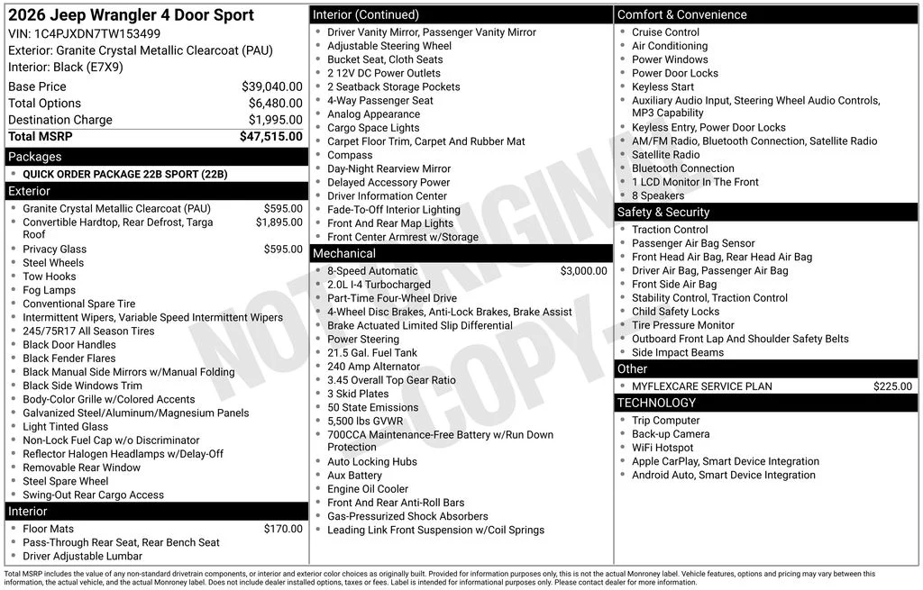 Used 2026 Gray Jeep Sport image 9
