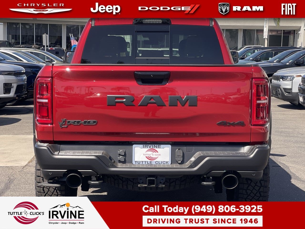 New 2027 Molten Red Pearl-Coat Exterior Paint RAM RHO image 11