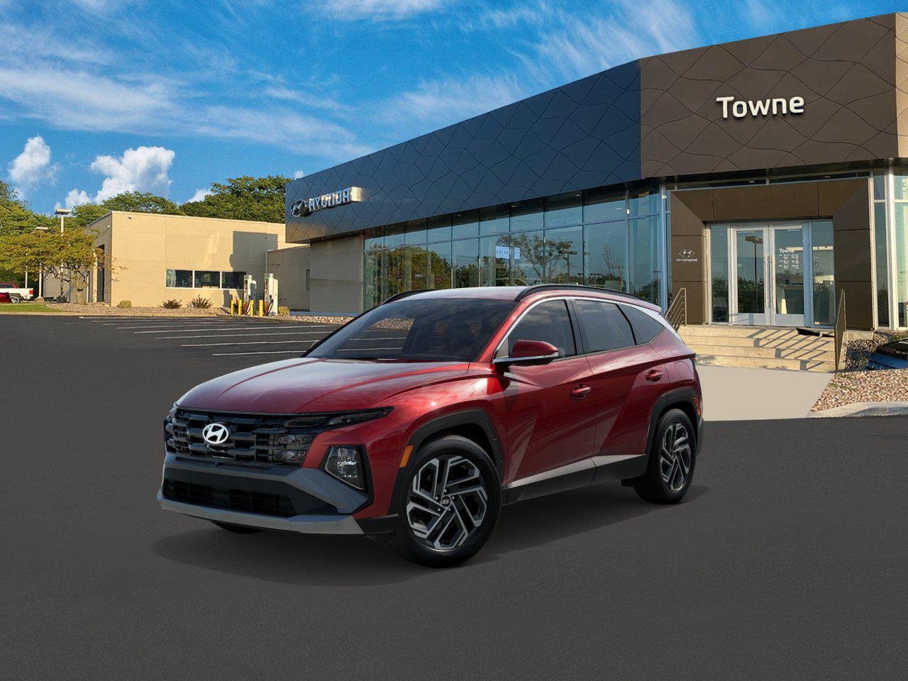 New 2026 Red Hyundai SEL Plus AWD image 1