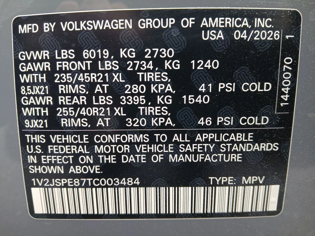 New 2026 Gray Volkswagen Pro S Plus image 30