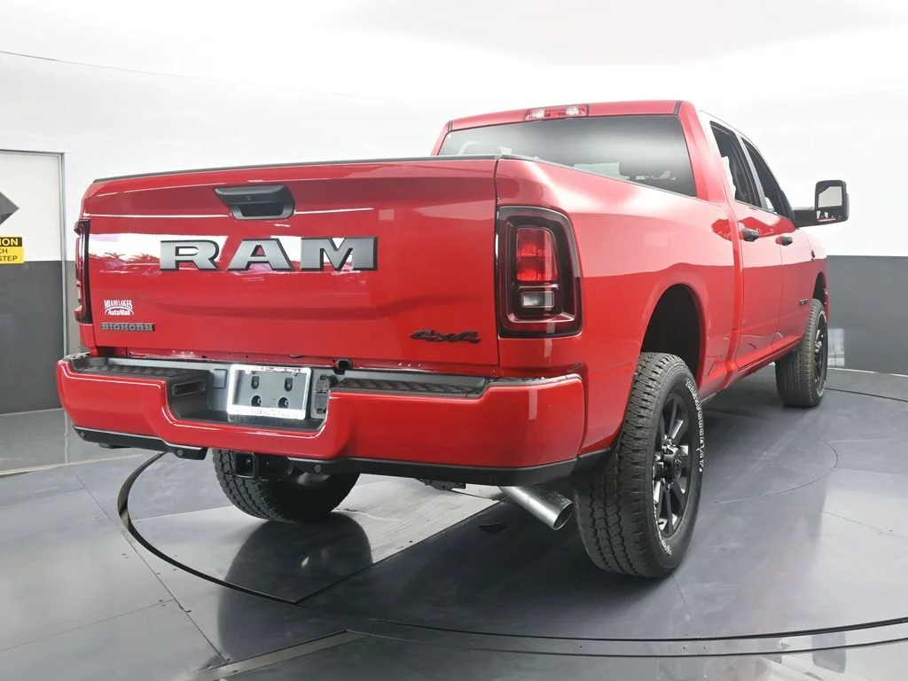 New 2026 Flame Red Clear-Coat Exterior Paint RAM Big Horn image 5