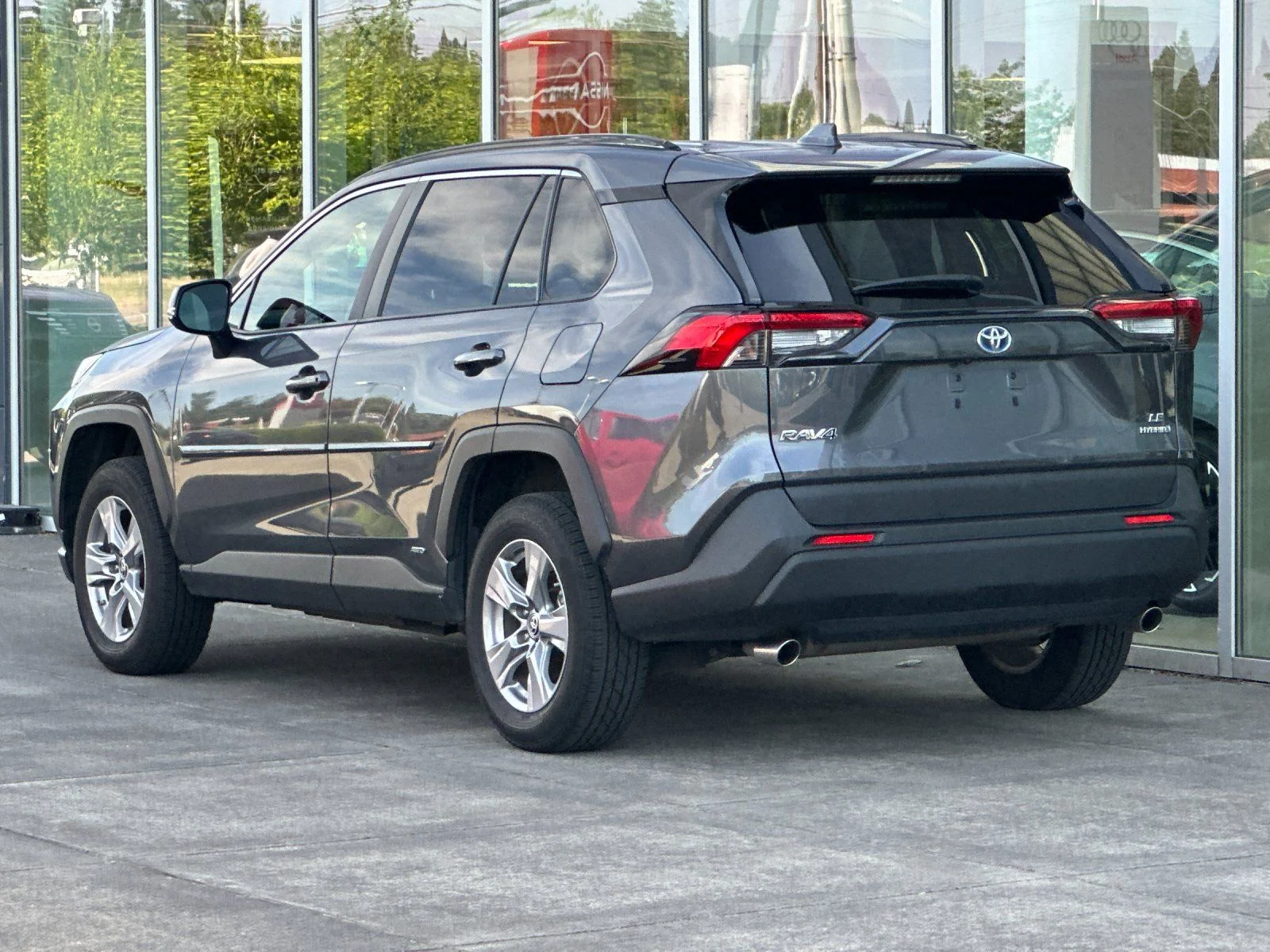 Used 2023 Magnetic Gray Metallic Toyota LE image 5