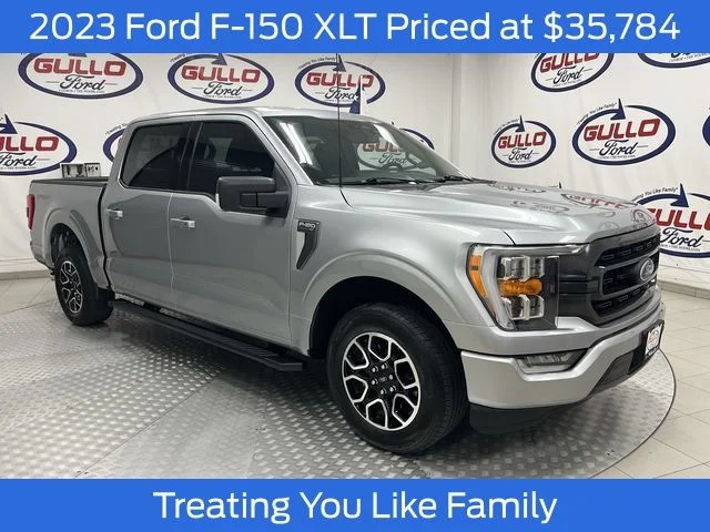 Used 2023 Silver Metallic Ford XLT image 1
