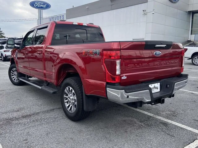 Certified Used 2021 Red Metallic Ford Lariat image 5