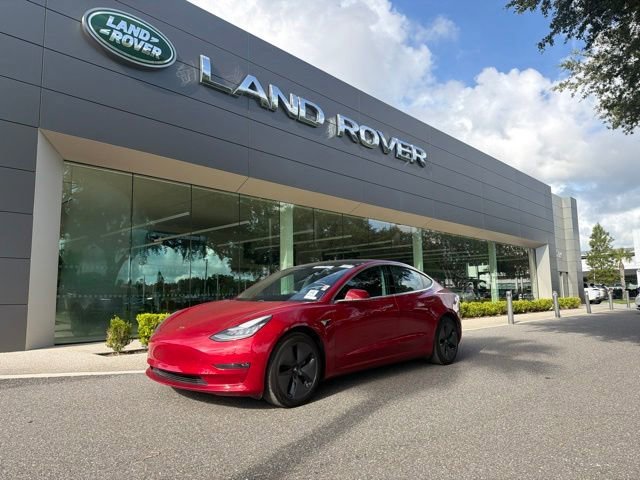 Used 2018 Red Multi-Coat Tesla Long Range Battery image 1