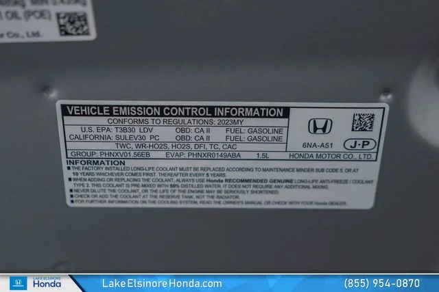 Used 2023 Lunar Silver Metallic Honda EX image 30