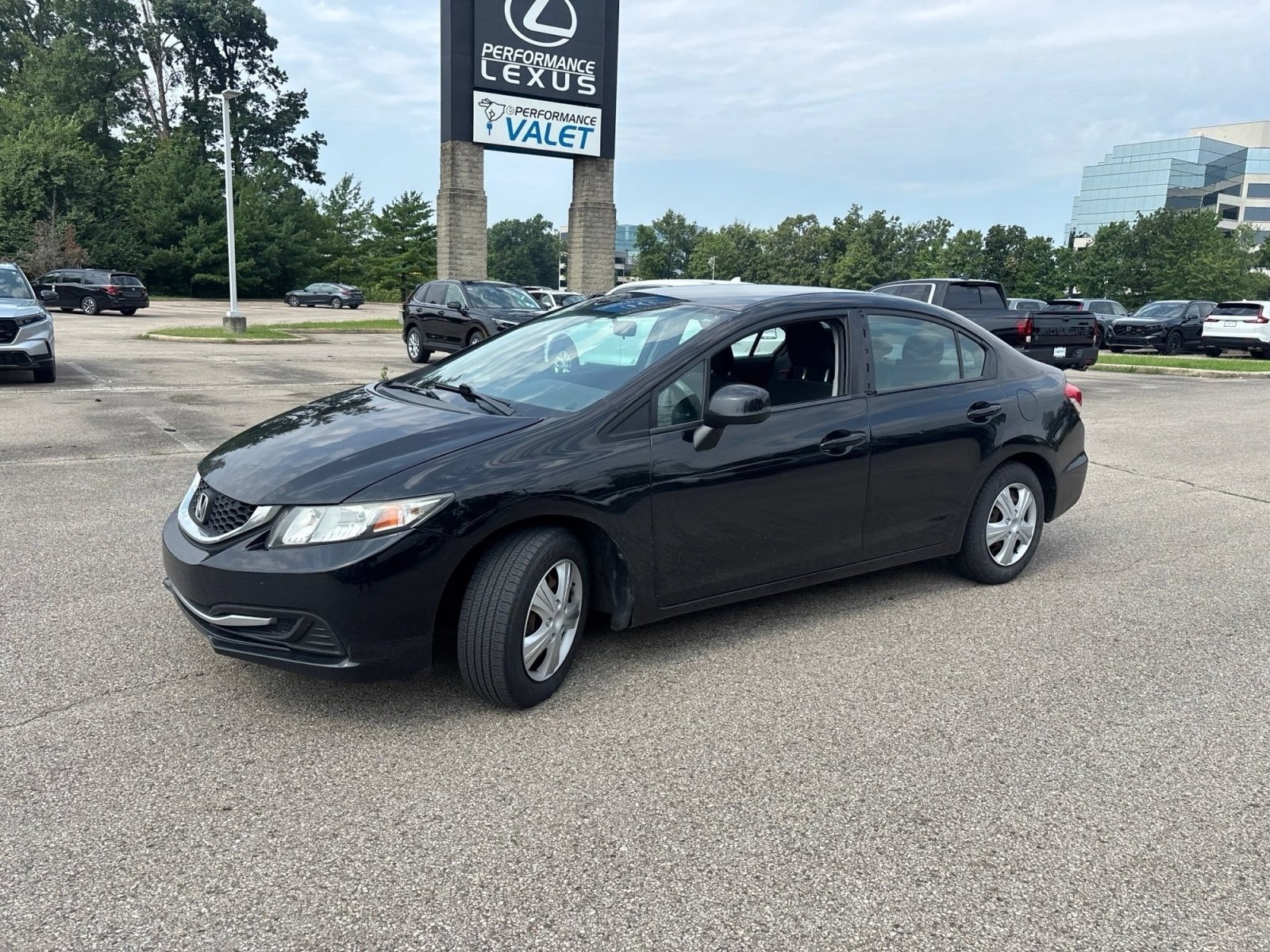 Used 2013 Crystal Black Pearl Honda LX image 8