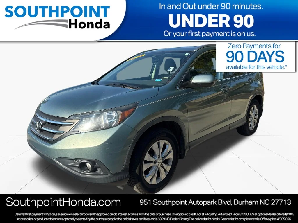 Used 2012 Opal Sage Metallic Honda EX image 3