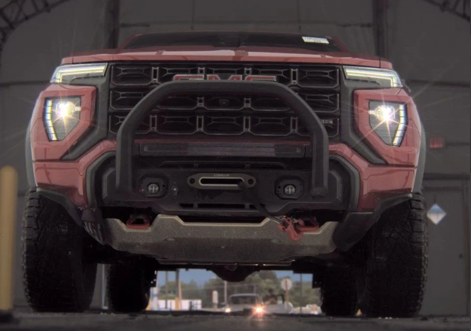 Used 2023 Red GMC AT4X image 2