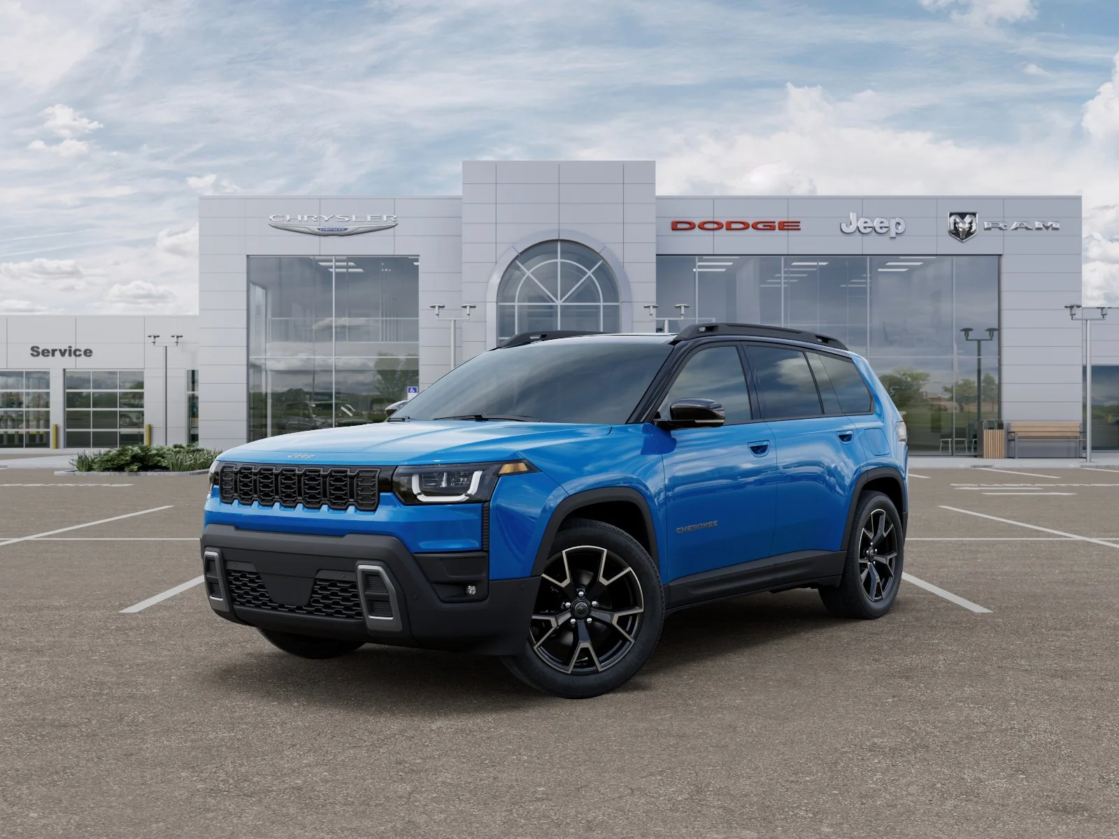 New 2026 Hydro Blue Pearl-Coat Exterior Paint Jeep Overland image 24