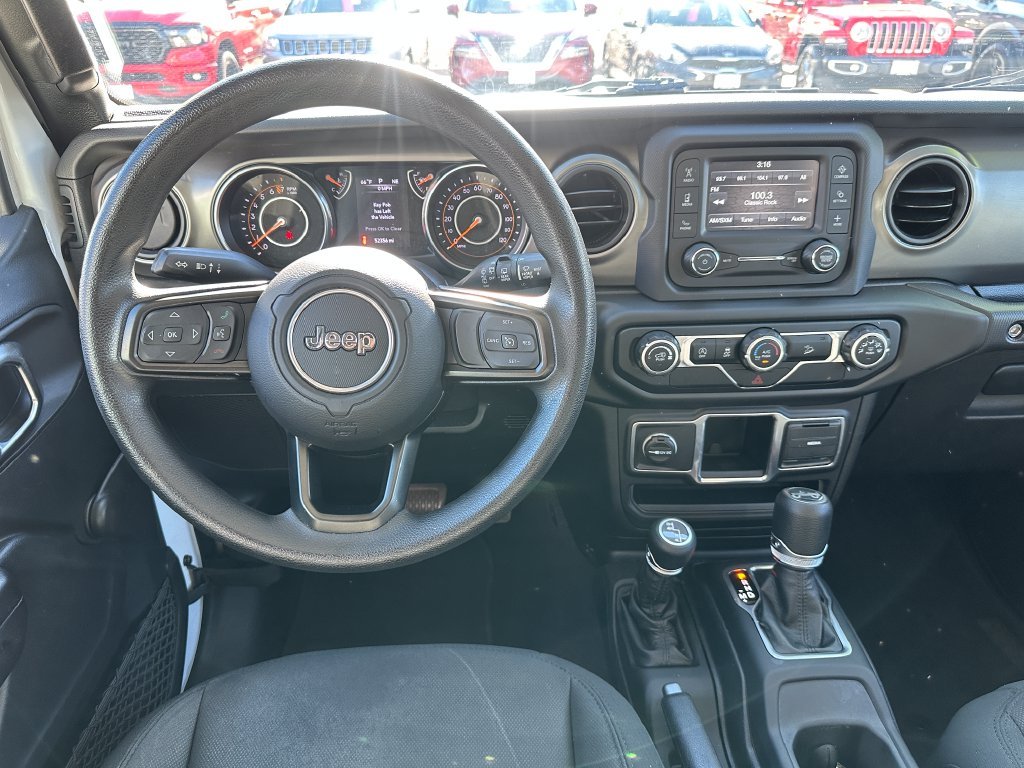 Used 2018 White Jeep Unlimited Sport image 16