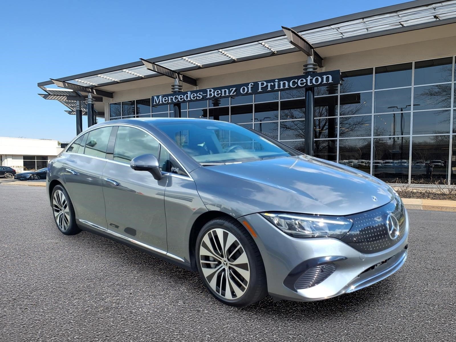 Certified Used 2023 Selenite Grey Metallic Mercedes-Benz EQE 350 4MATIC®+ Sedan image 1