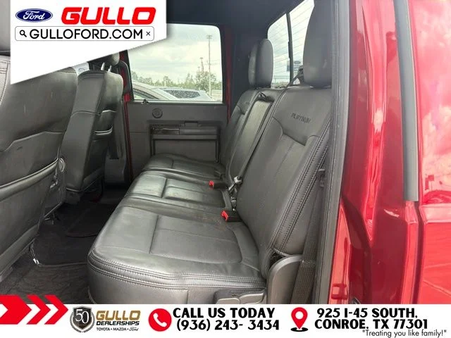 Used 2015 Ruby Red Metallic Tinted Clearcoat Ford Platinum image 10