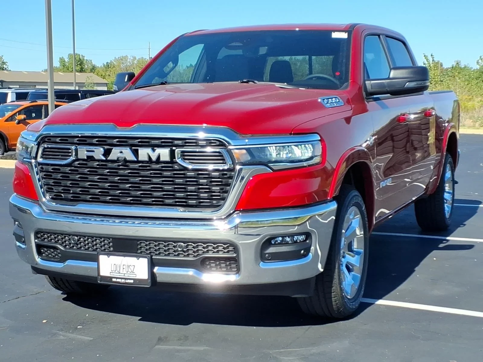 New 2027 Molten Red Pearl-Coat Exterior Paint RAM Big Horn image 2