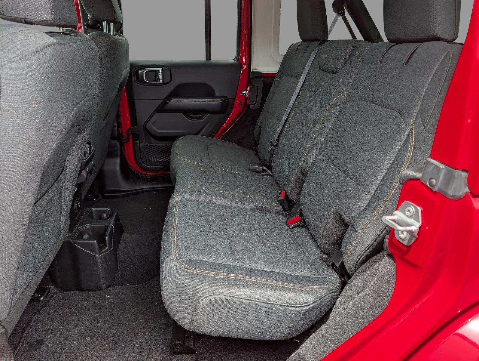 Used 2025 Firecracker Red Clearcoat Jeep Sahara image 30