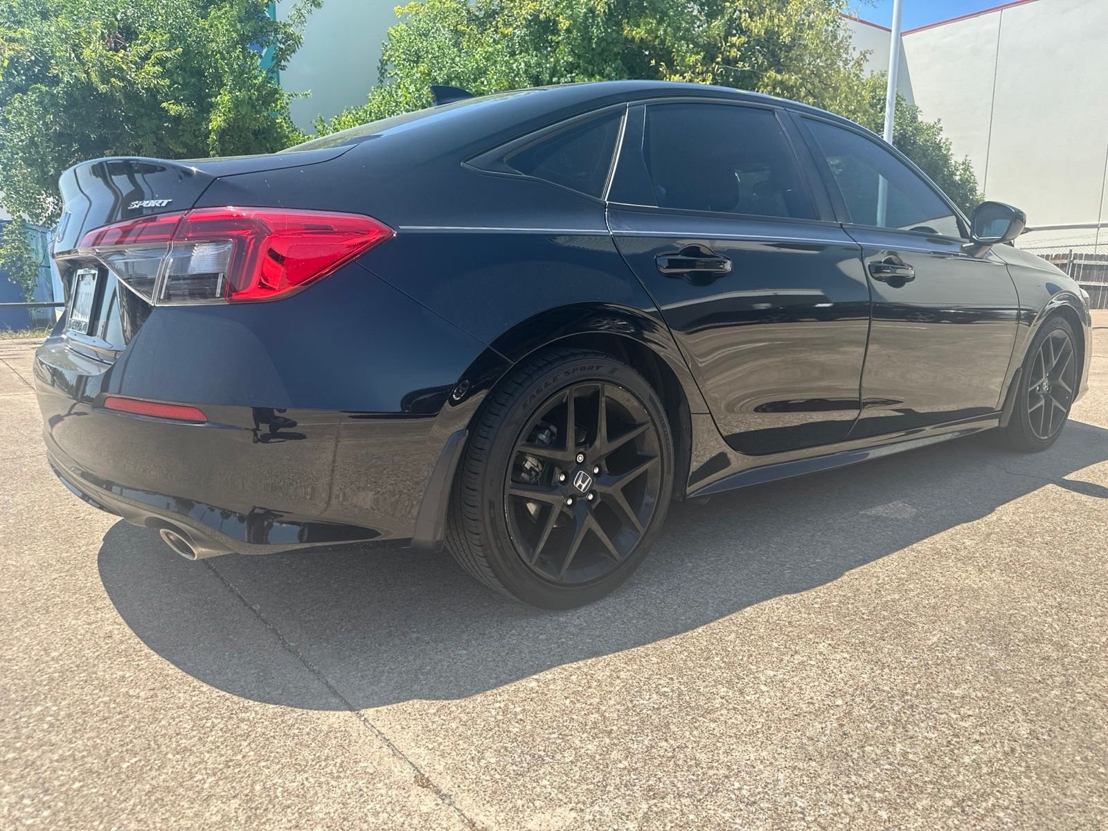 Used 2024 Crystal Black Pearl Honda Sport image 6