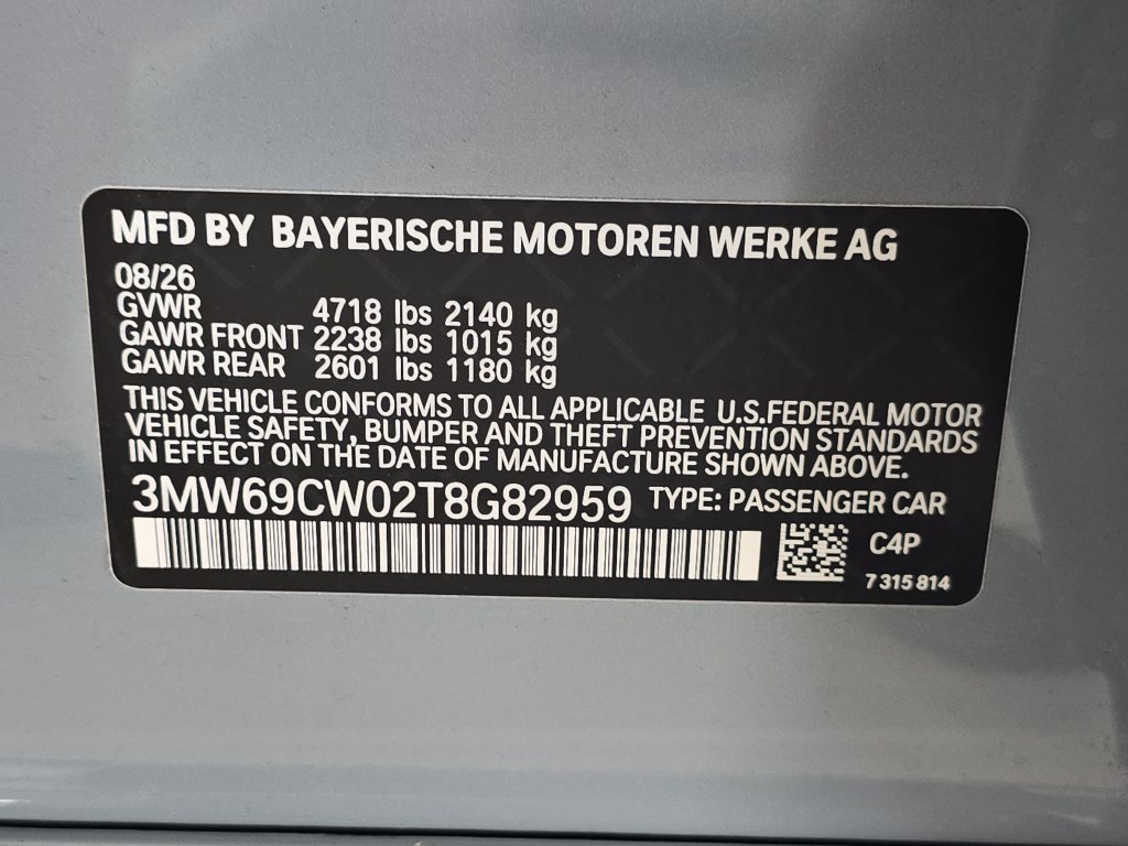 New 2026 Brooklyn Grey Metallic BMW 330i image 23