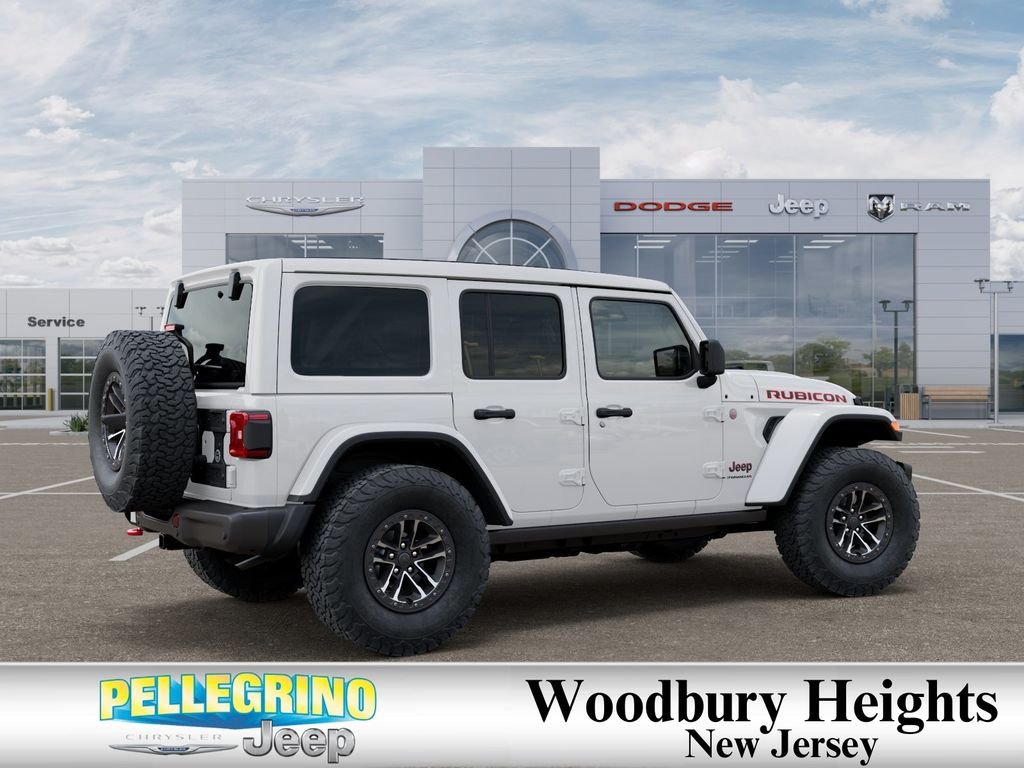New 2026 Bright White Clear-Coat Exterior Paint Jeep Rubicon X image 4