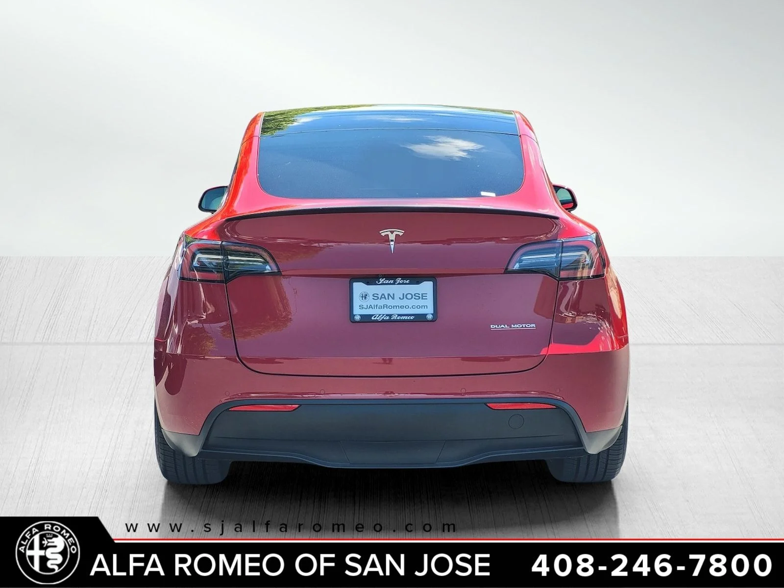 Used 2022 Red Tesla Performance image 5
