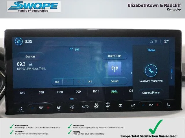 New 2025 Star White Metallic Tri-coat Ford Plug-in Hybrid image 28