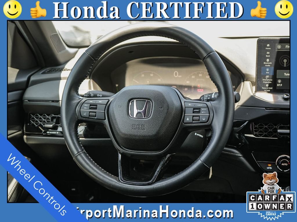 Certified Used 2024 Crystal Black Pearl Honda HYBRID SPORT image 11