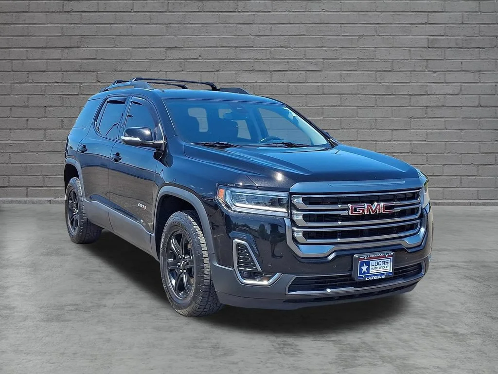 Used 2021 EBONY TWILIGHT METALLIC GMC AT4 image 2