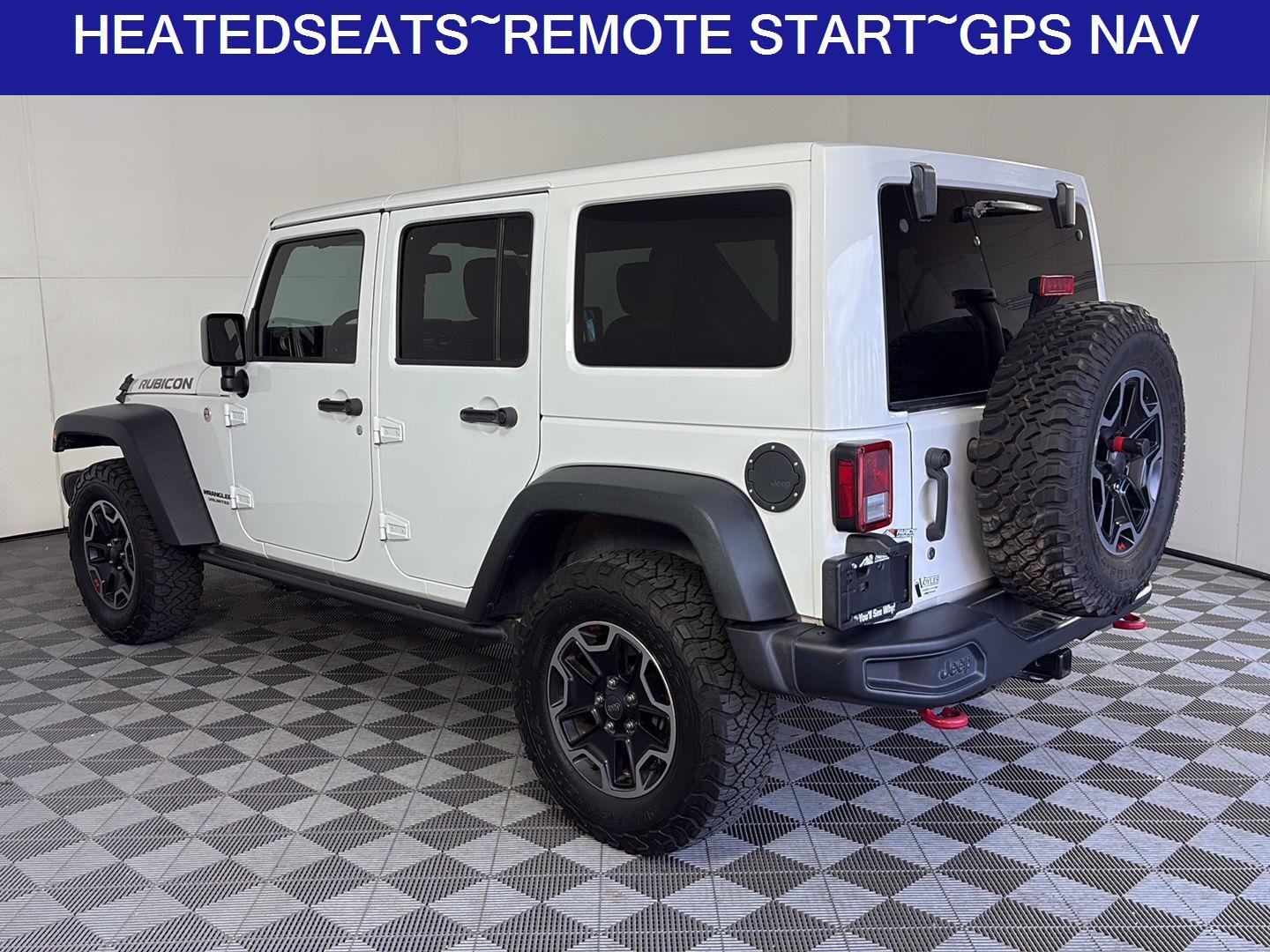 Used 2017 Bright White Clearcoat Jeep Rubicon Hard Rock image 7