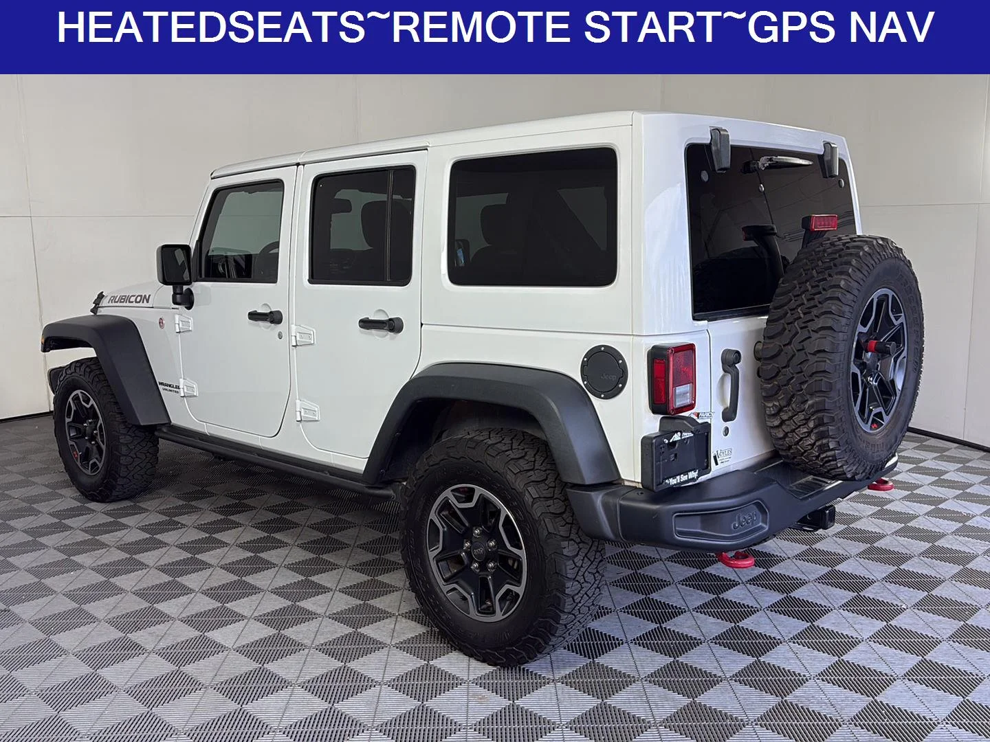 Used 2017 Bright White Clearcoat Jeep Rubicon Hard Rock image 7