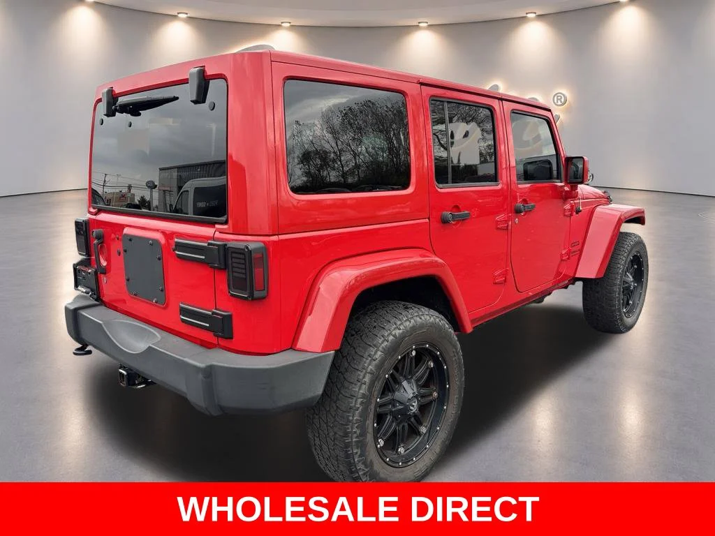 Used 2015 Red Jeep Unlimited Sport image 5