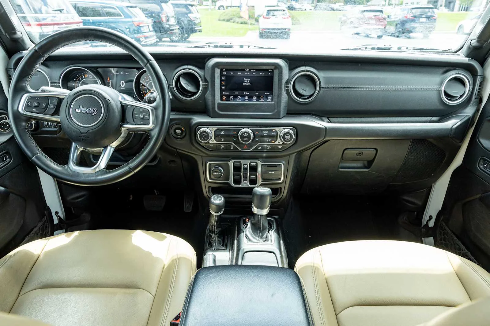 Used 2018 Bright White Clearcoat Jeep Sahara image 9